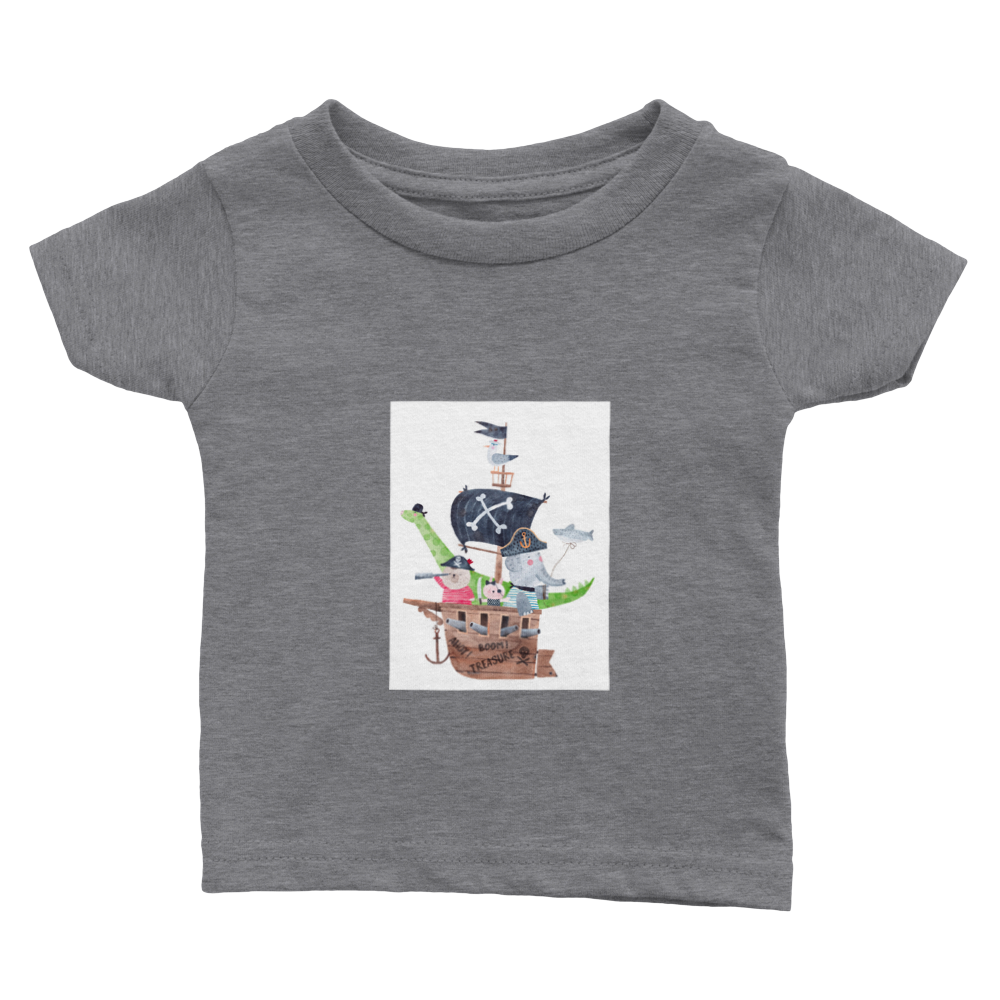 Pirate dinosaur Baby T-shirt