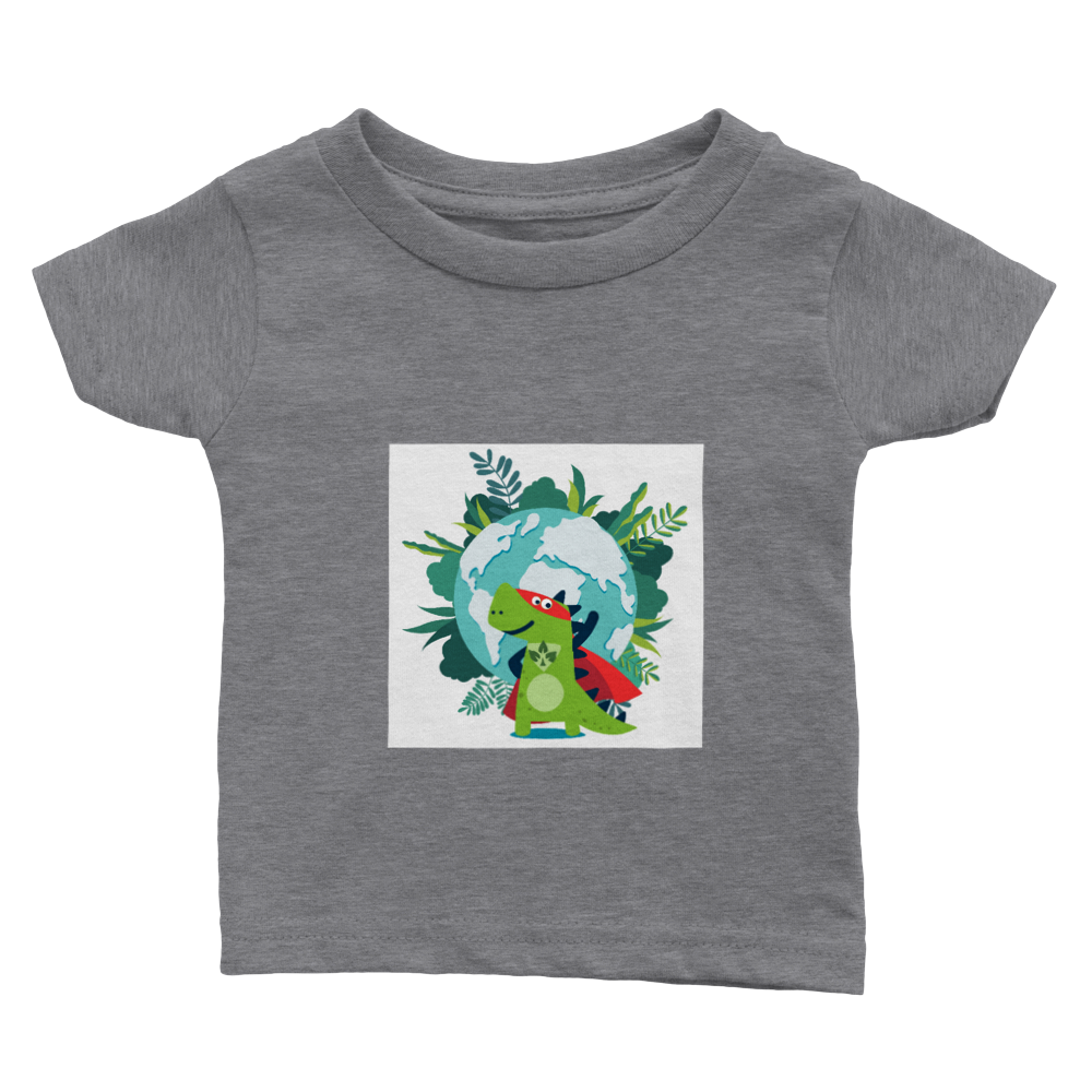 Superhero dinosaur baby T-shirt