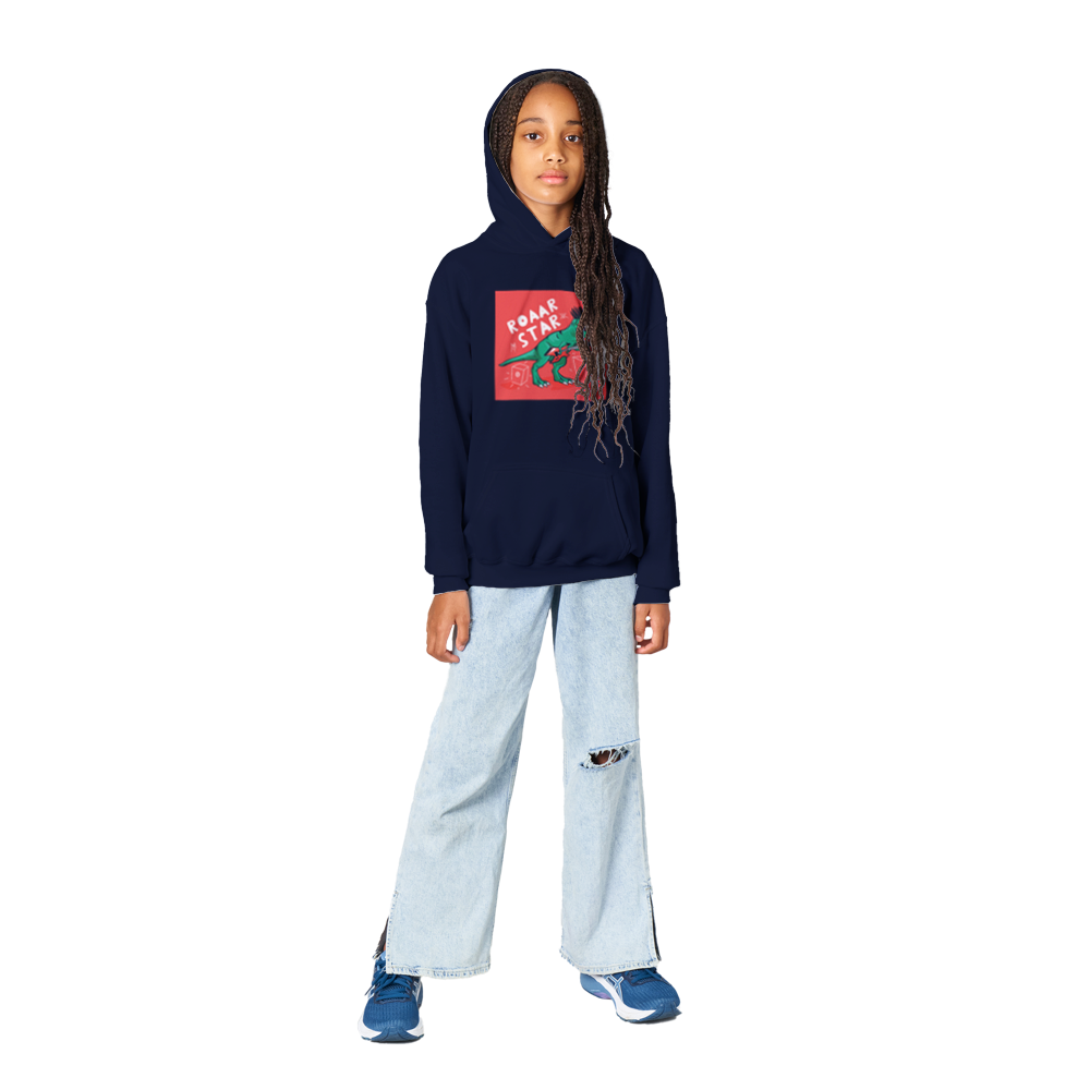 Roarsome T-Rex Kids Pullover Hoodie