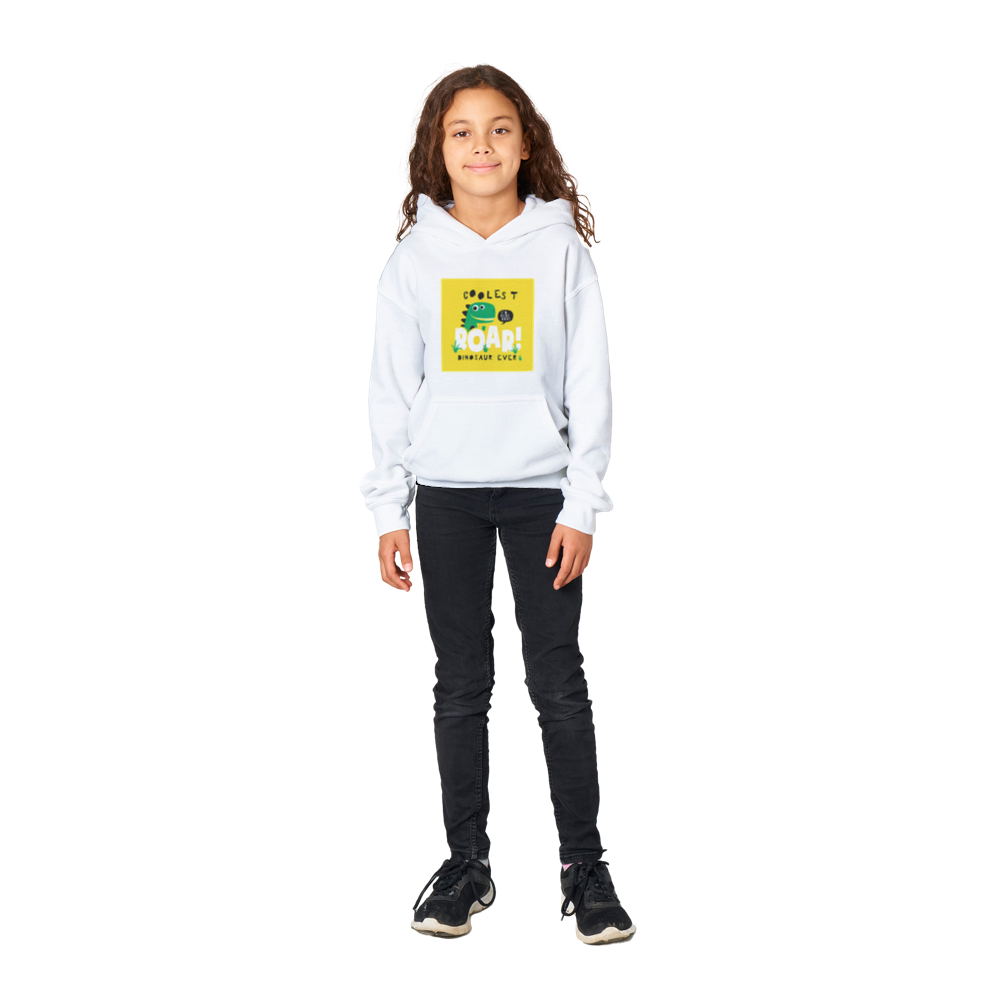 Cool dinosaur Kids Pullover Hoodie