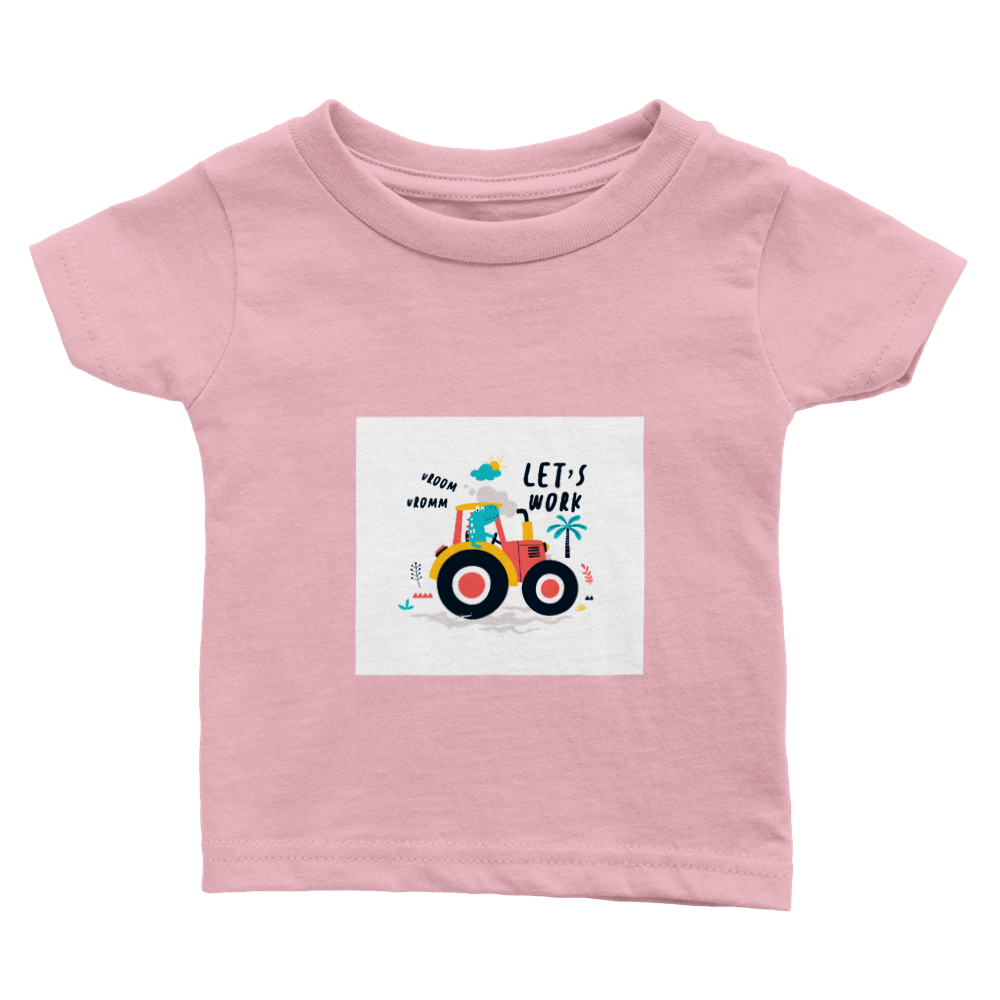 Dinosaur tractor Baby T-shirt