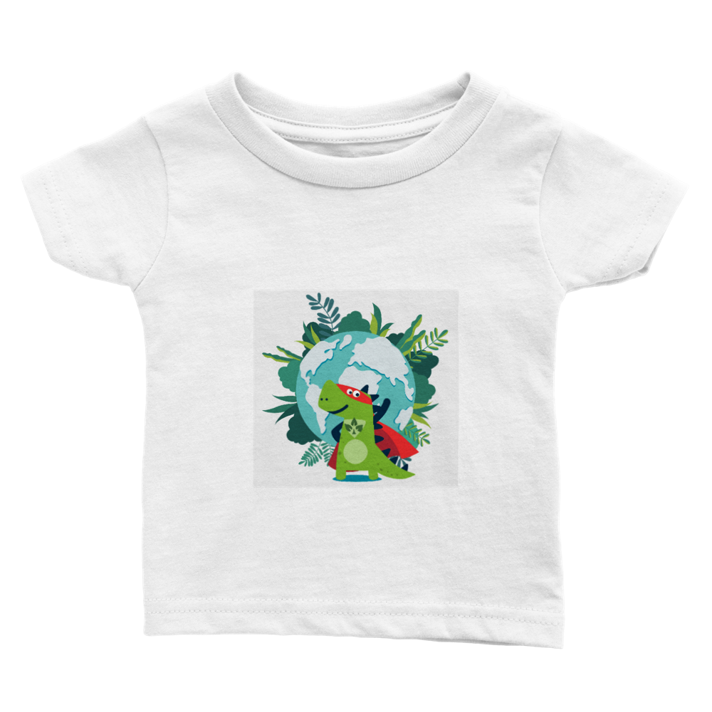 Superhero dinosaur baby T-shirt