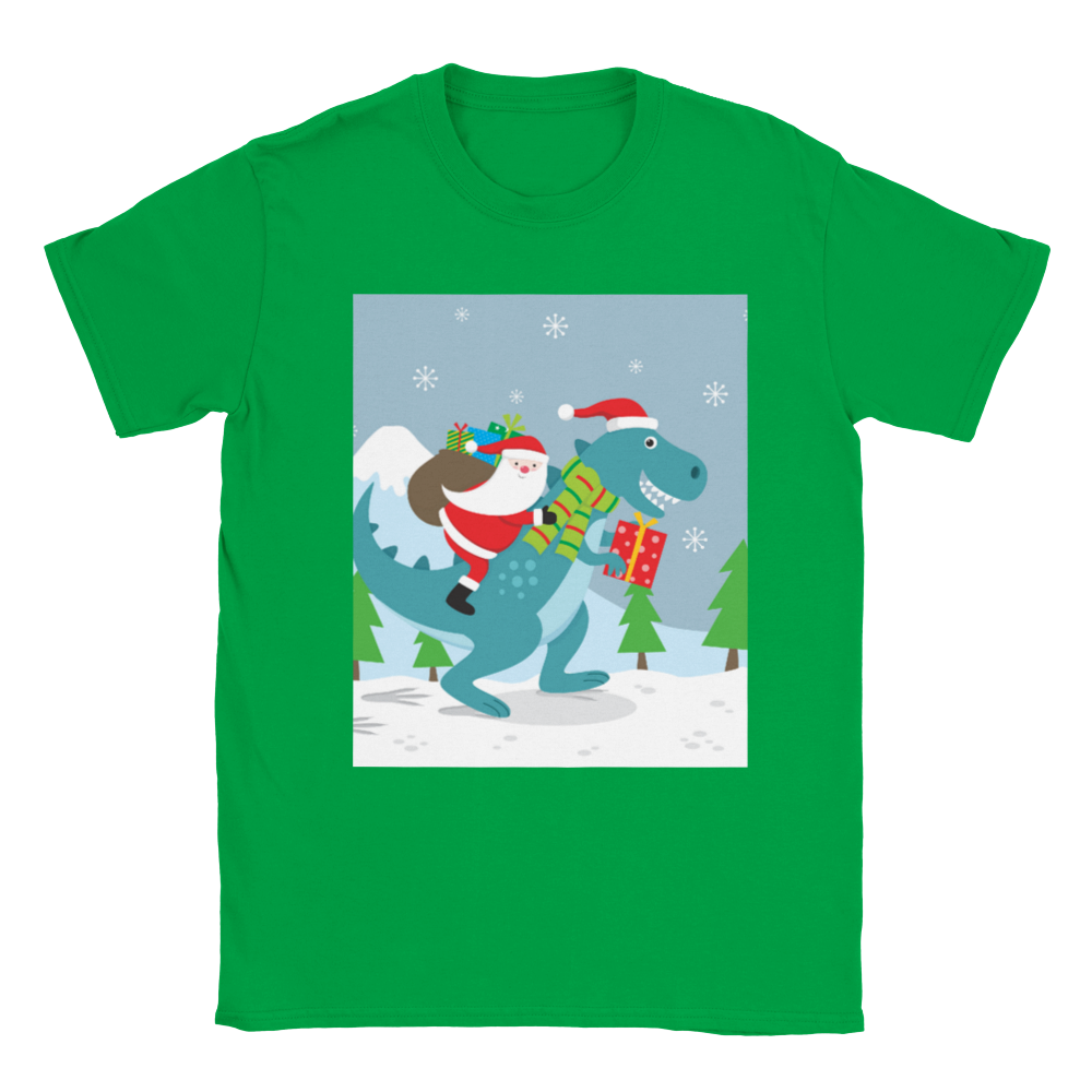 T-Rex kids Christmas T-shirt