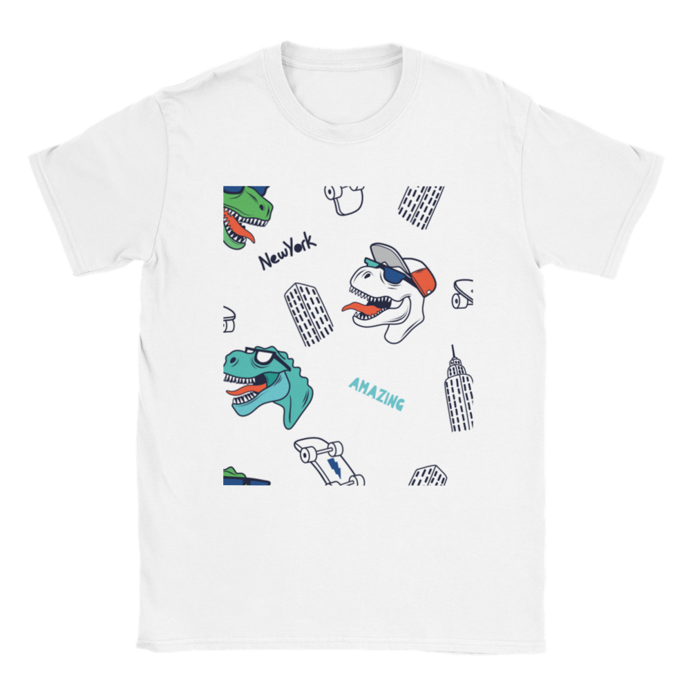 Kids New York dinosaur T-shirt