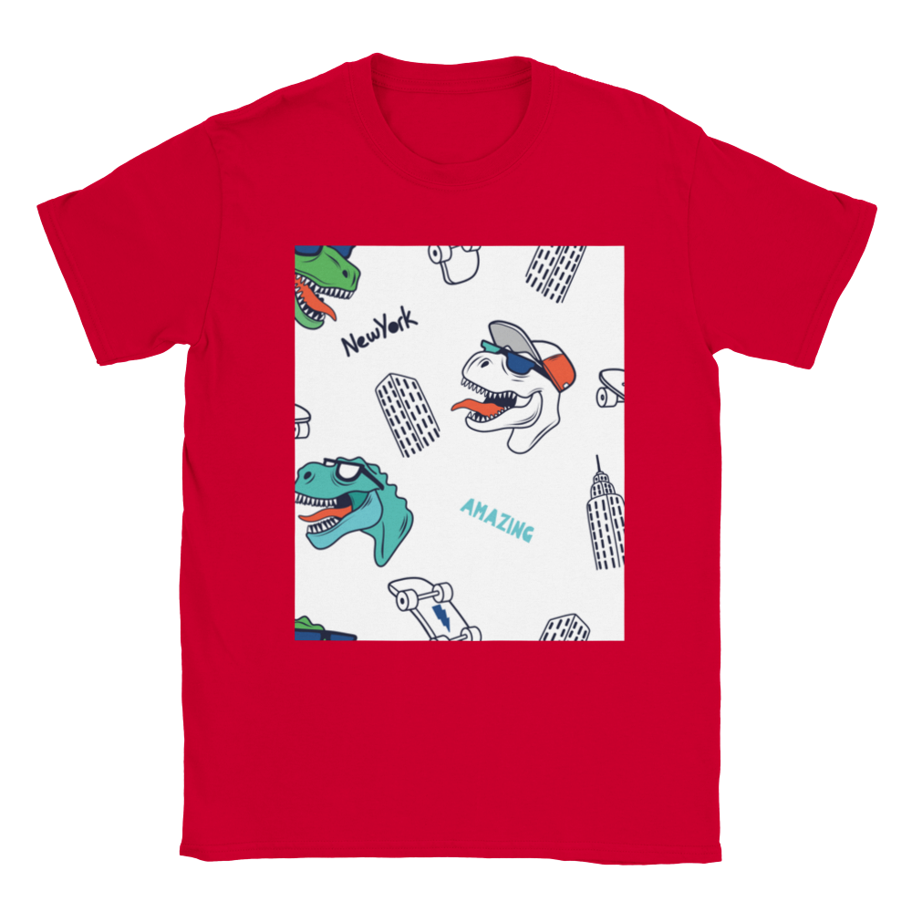 Kids New York dinosaur T-shirt