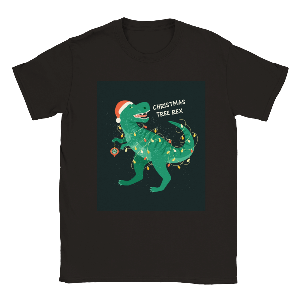 Tree Rex kids Christmas T-shirt