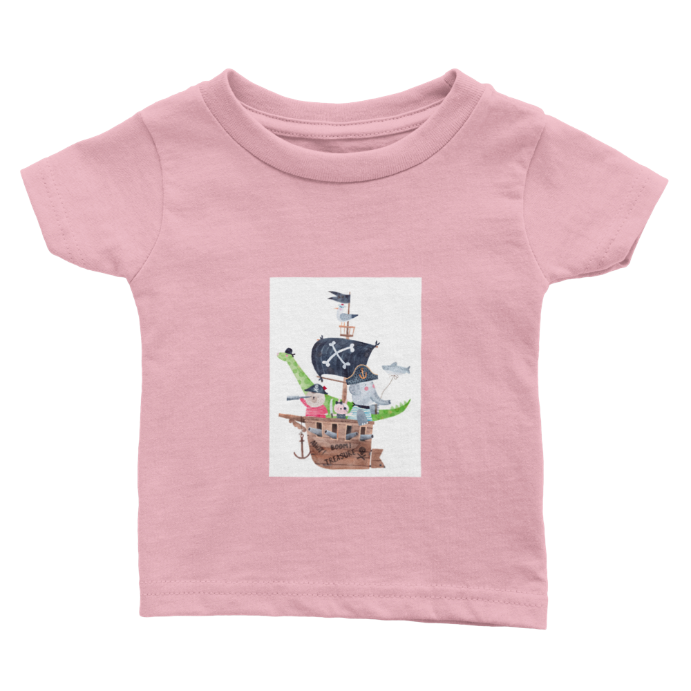 Pirate dinosaur Baby T-shirt