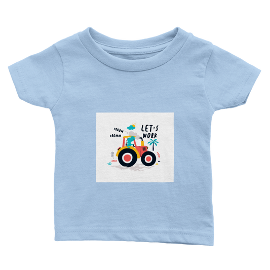 Dinosaur tractor Baby T-shirt