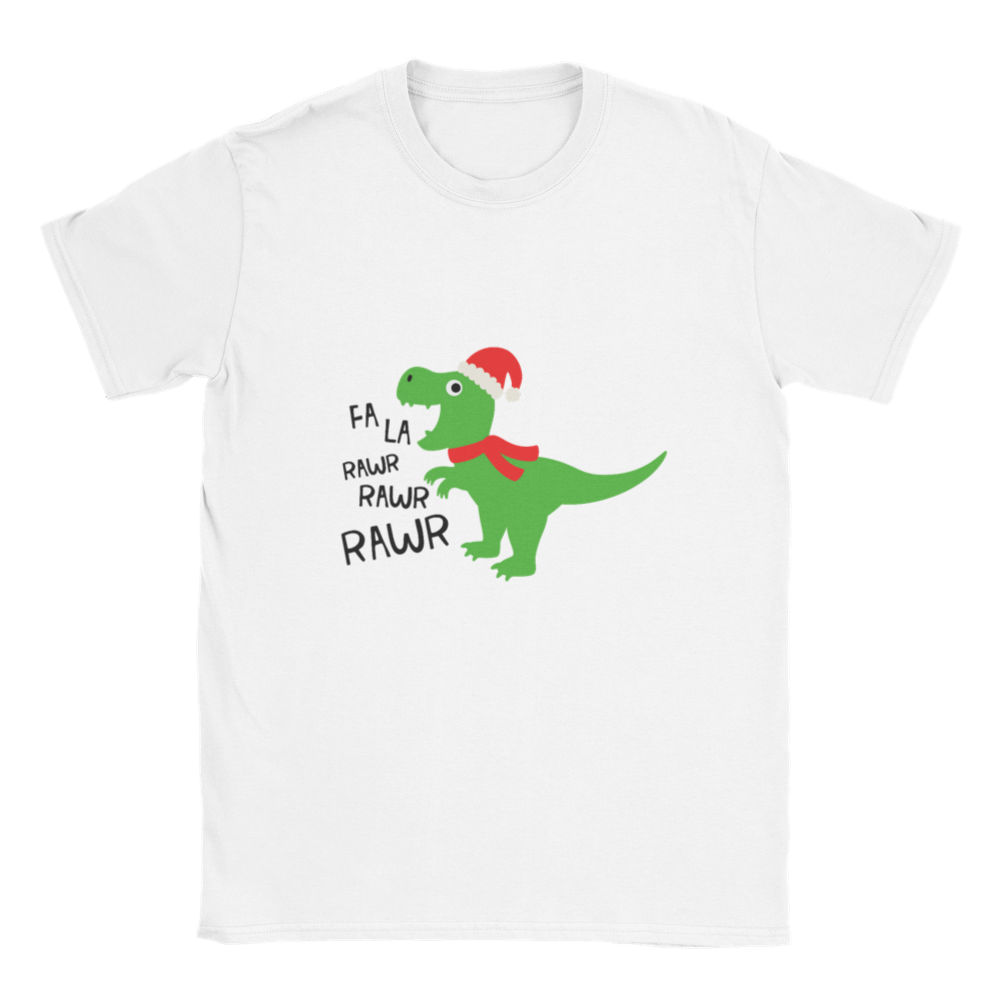 Singing dinosaur kids Christmas t-shirt