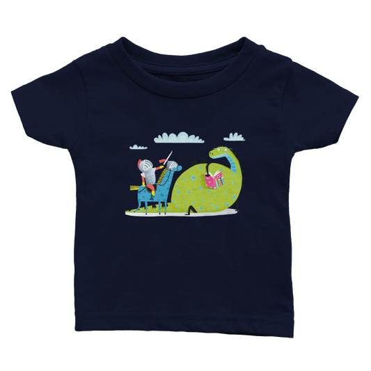 Dinosaur knight Baby T-shirt