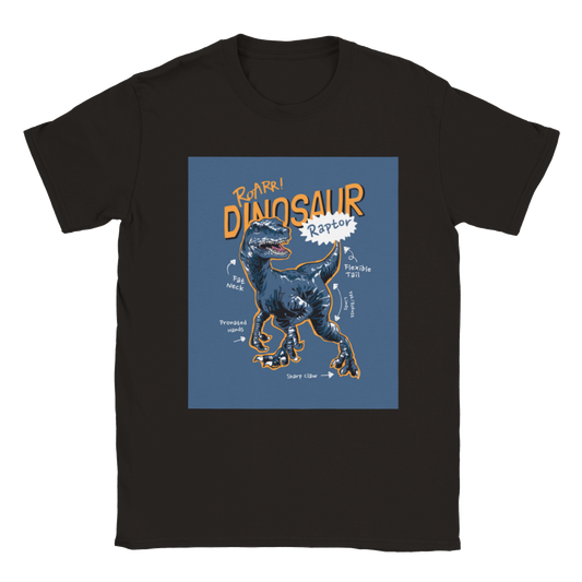 Velociraptor Kids Dinosaur T-shirt