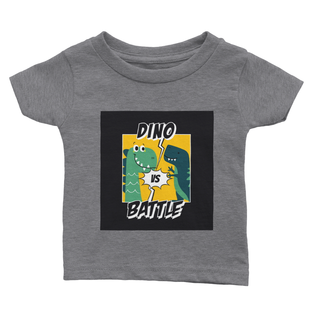 Dinosaur battle Baby T-shirt