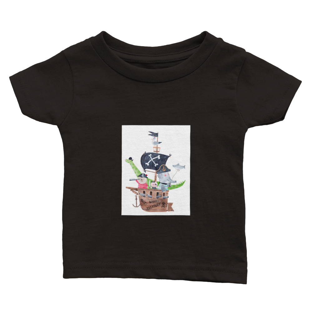 Pirate dinosaur Baby T-shirt