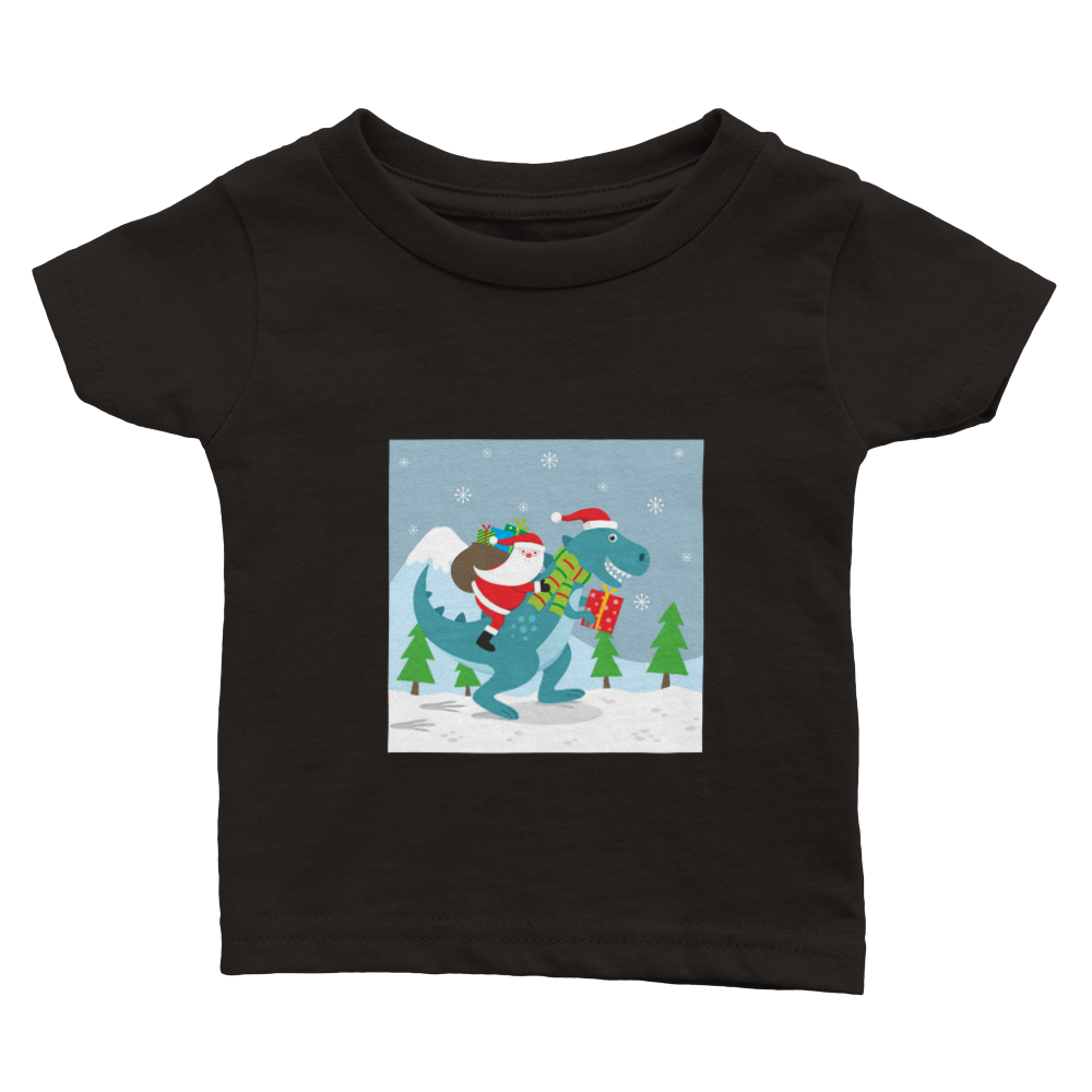 T-Rex Baby Christmas T-shirt