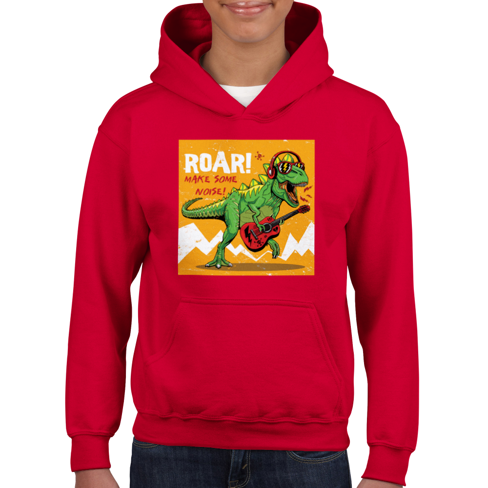 T-Rex Kids Pullover Hoodie