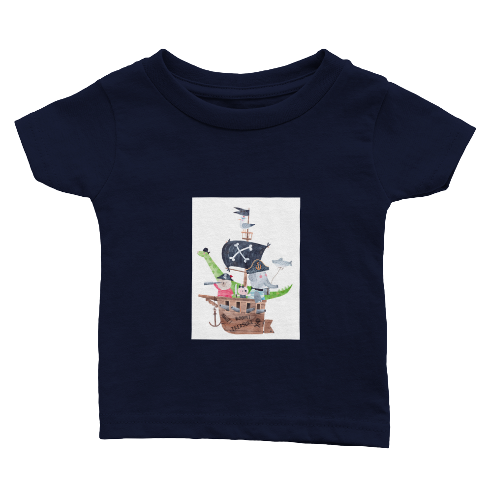 Pirate dinosaur Baby T-shirt