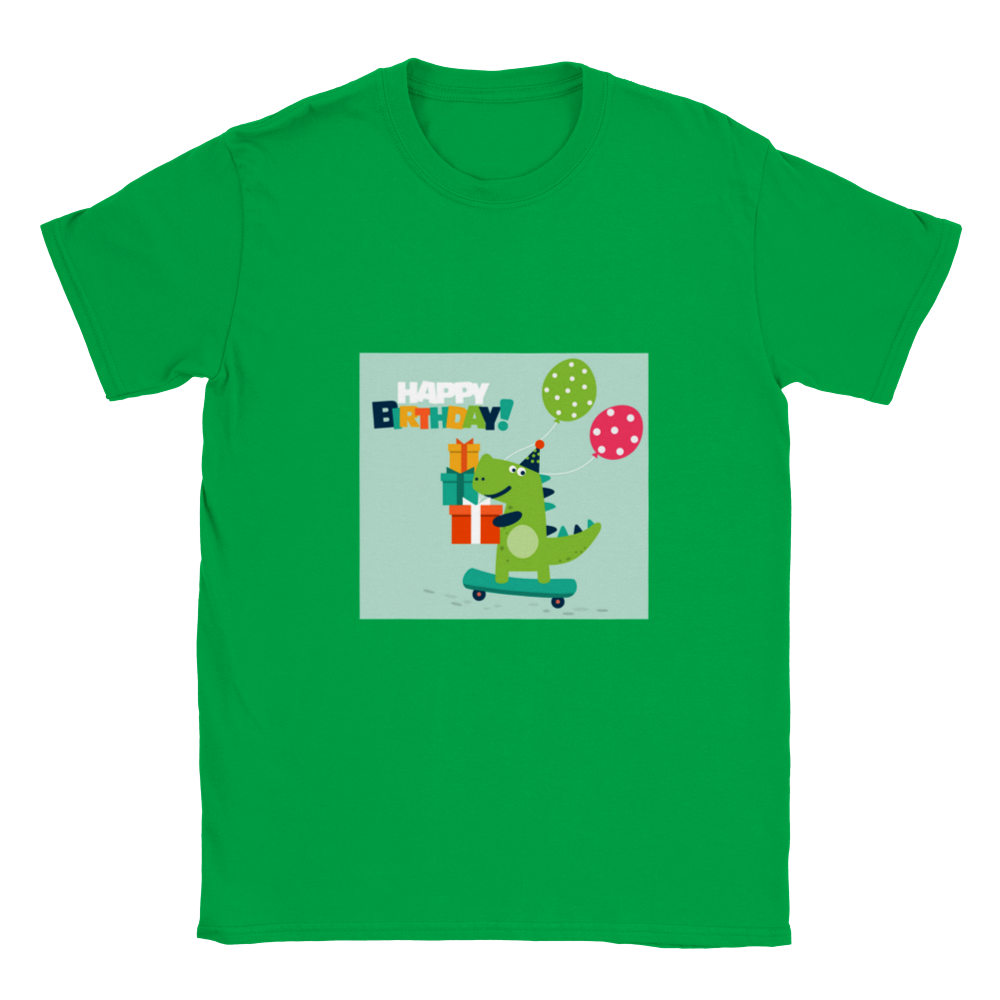 Happy birthday Kids dinosaur T-shirt