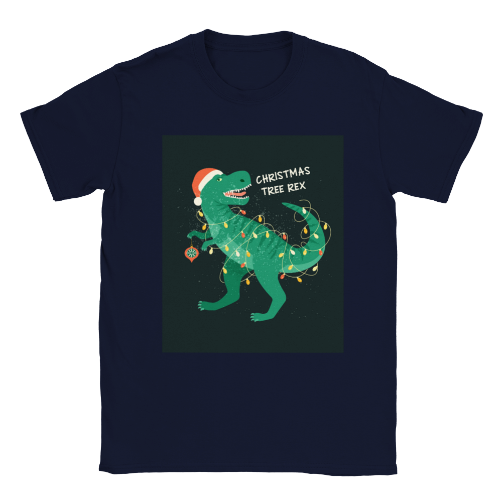 Tree Rex kids Christmas T-shirt