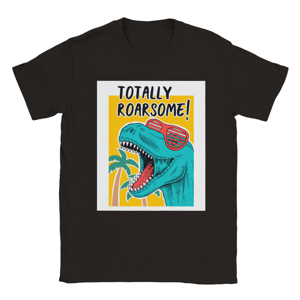 Totally roarsome t-Rex kids dinosaur T-shirt