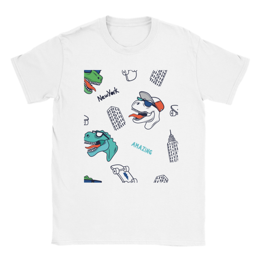 Kids New York dinosaur T-shirt