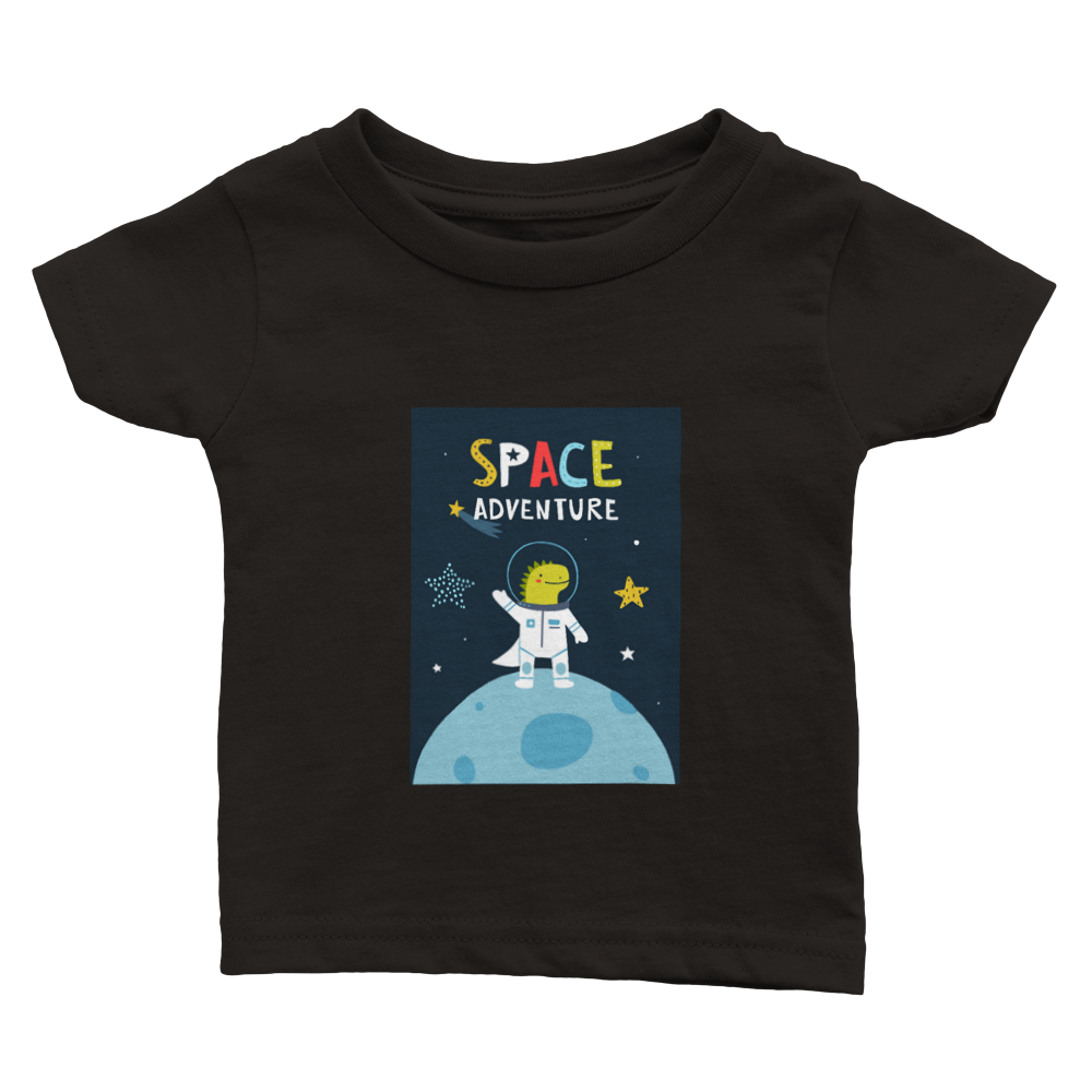 Space adventure dinosaur Baby T-shirt