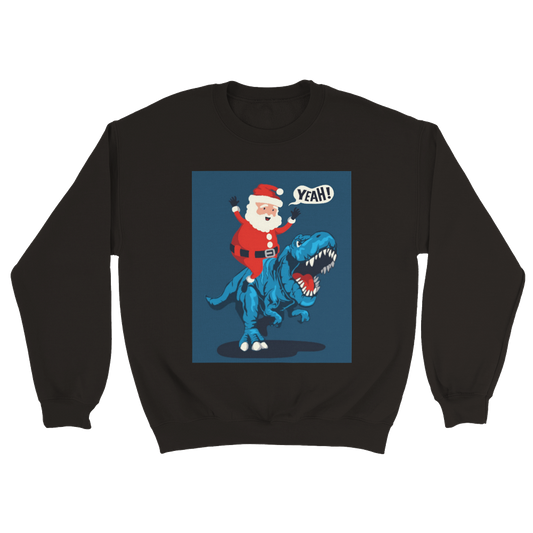 Wild Santa kids Christmas jumper