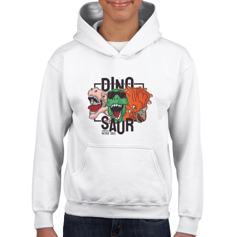 Dinosaur Kids Pullover Hoodie