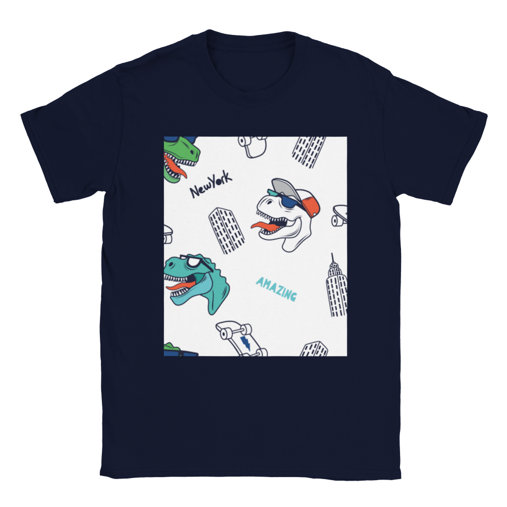 Kids New York dinosaur T-shirt