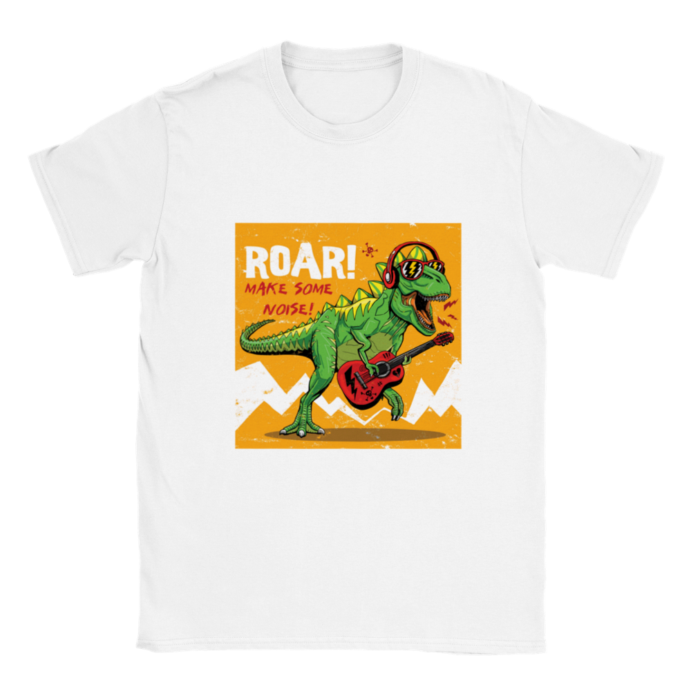 Make some noise kids dinosaur T-shirt