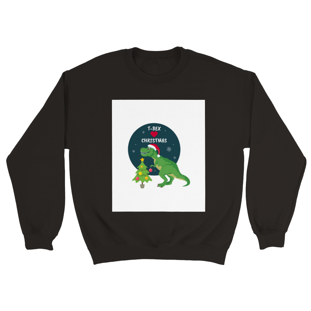 T-Rex Kids Christmas jumper