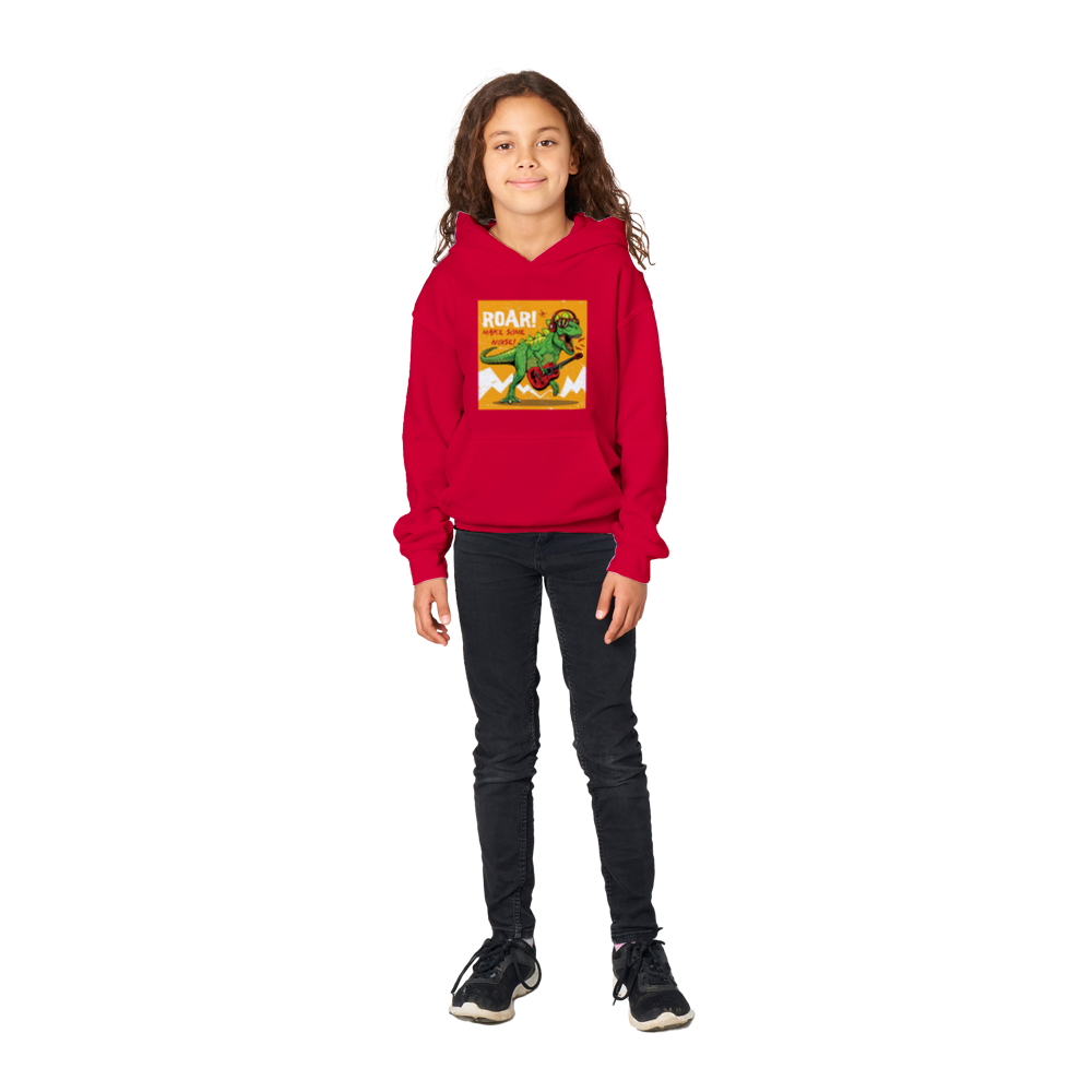 T Rex Kids Pullover Hoodie Kids dinosaur clothes