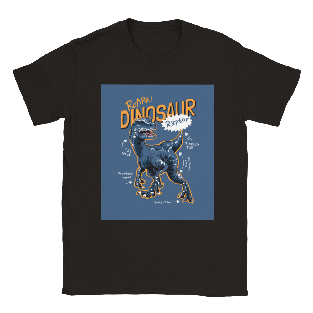 Velociraptor Kids Dinosaur T-shirt