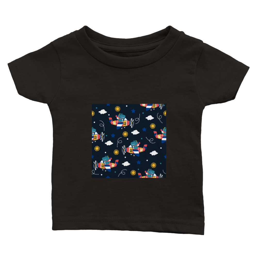 Dinosaur pilot Baby T-shirt