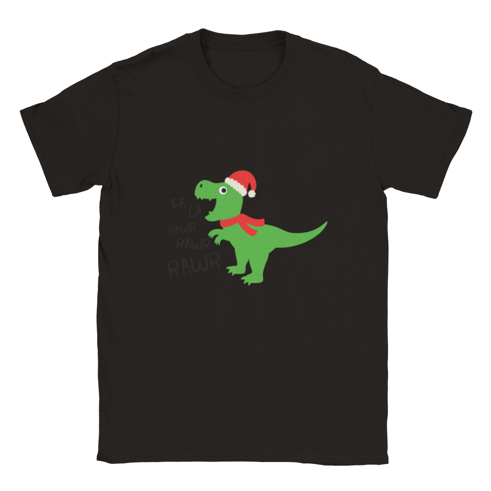 Singing dinosaur kids Christmas t-shirt