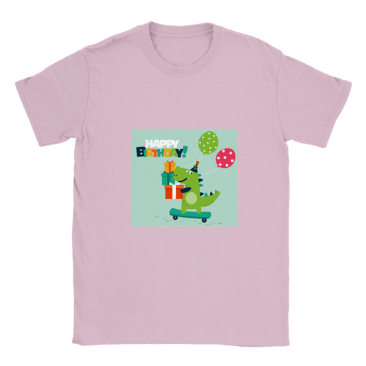 Happy birthday Kids dinosaur T-shirt