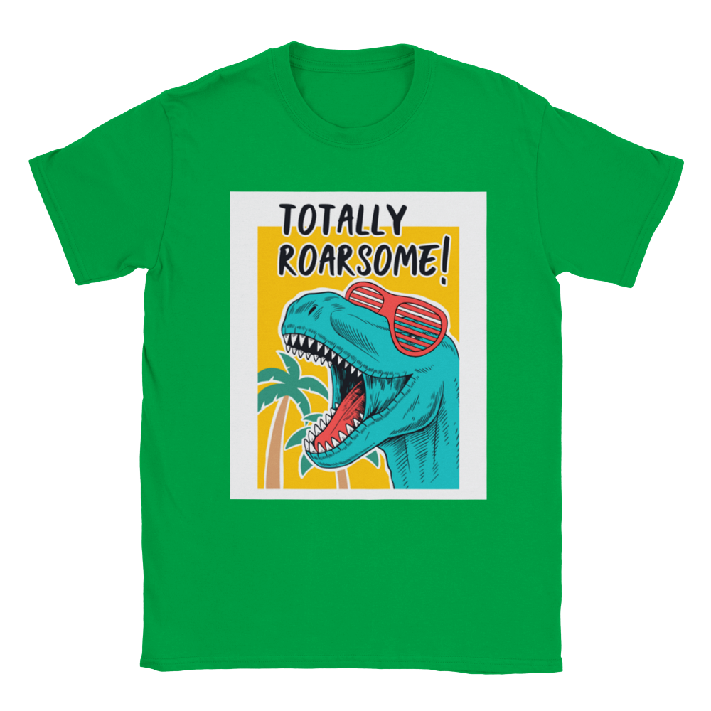 Totally roarsome t-Rex kids dinosaur T-shirt