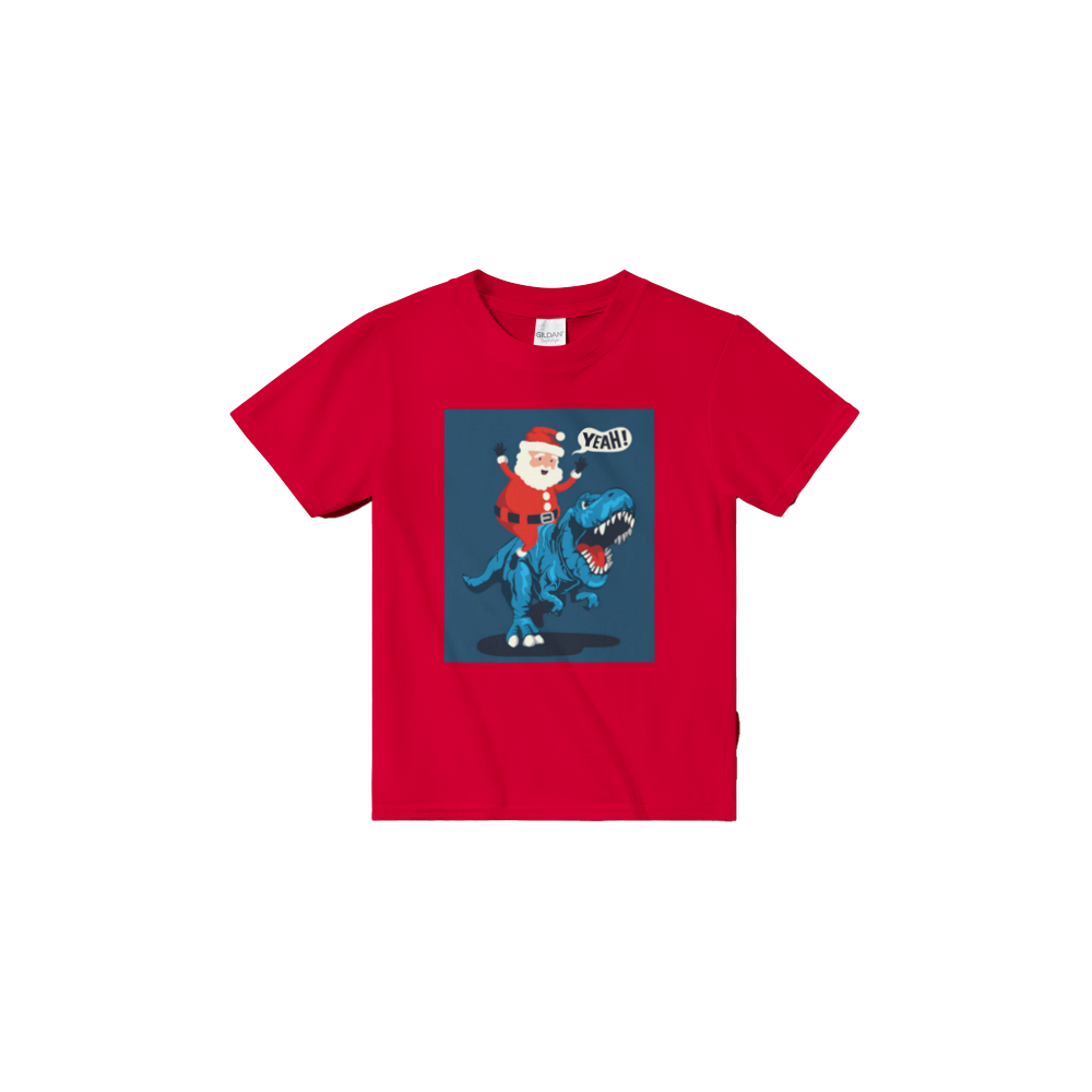 Wild Santa kids Christmas T-shirt