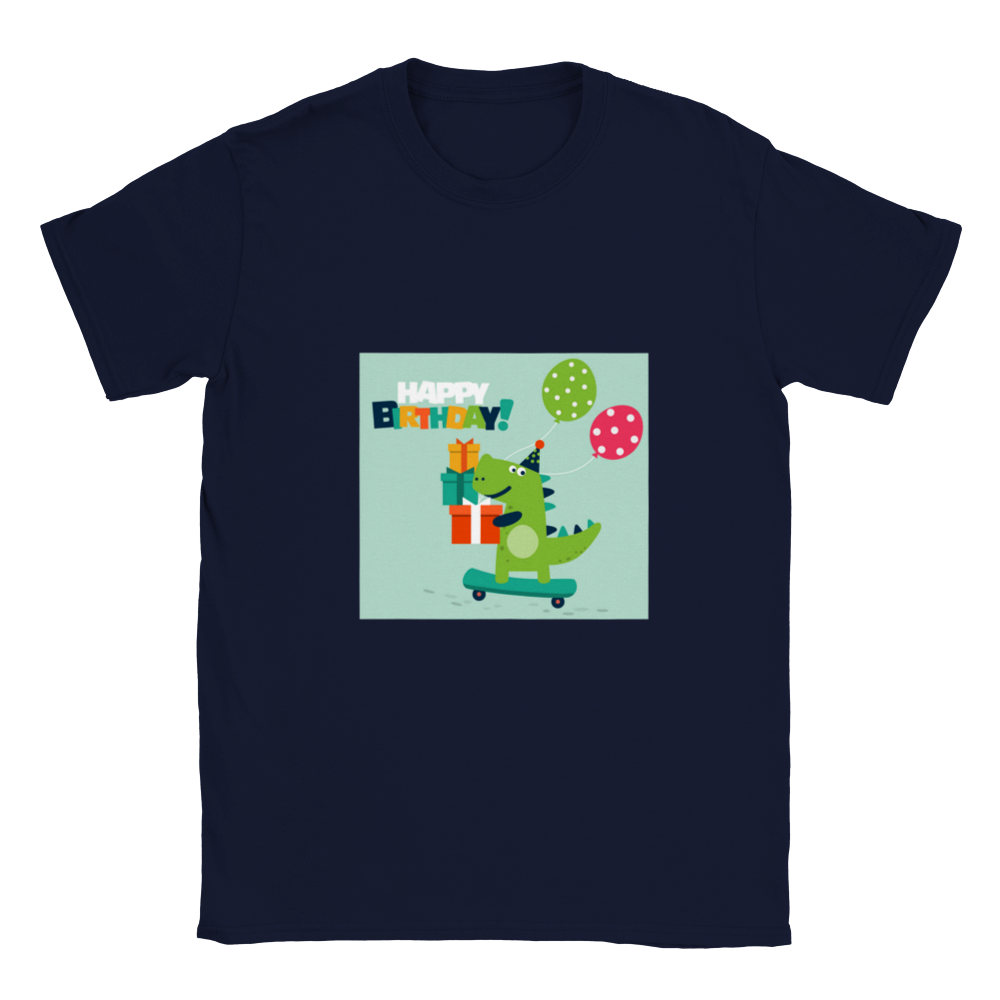 Happy birthday Kids dinosaur T-shirt