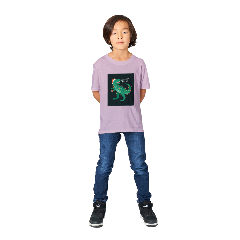 Tree Rex kids Christmas T-shirt