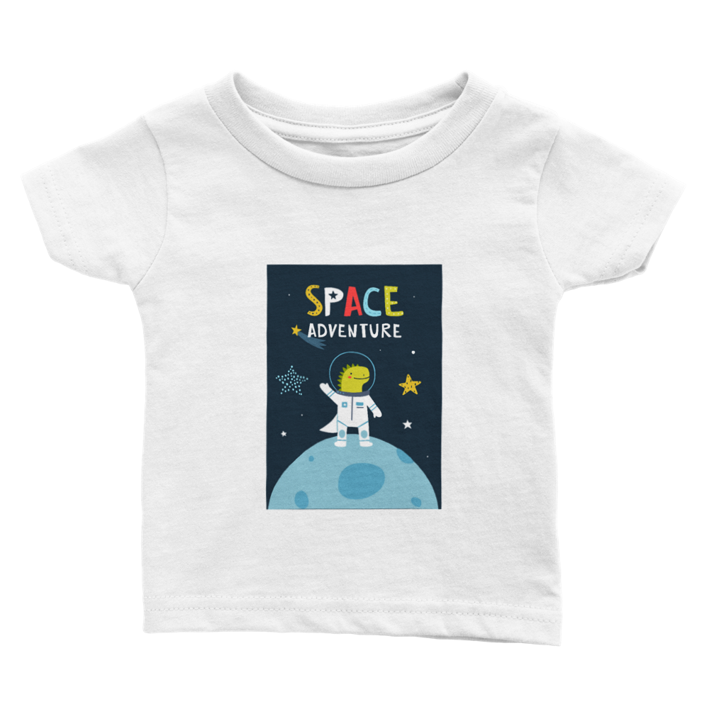 Space adventure dinosaur Baby T-shirt