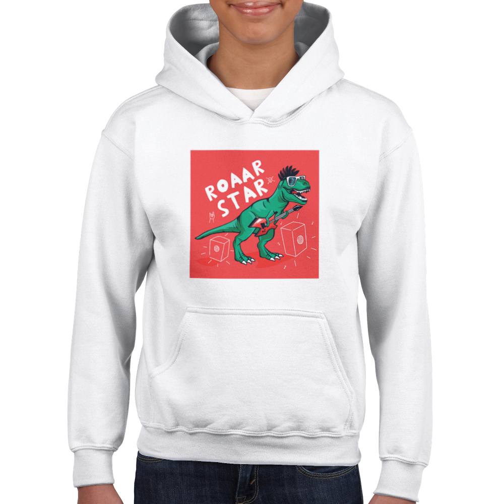 Roarsome T-Rex Kids Pullover Hoodie