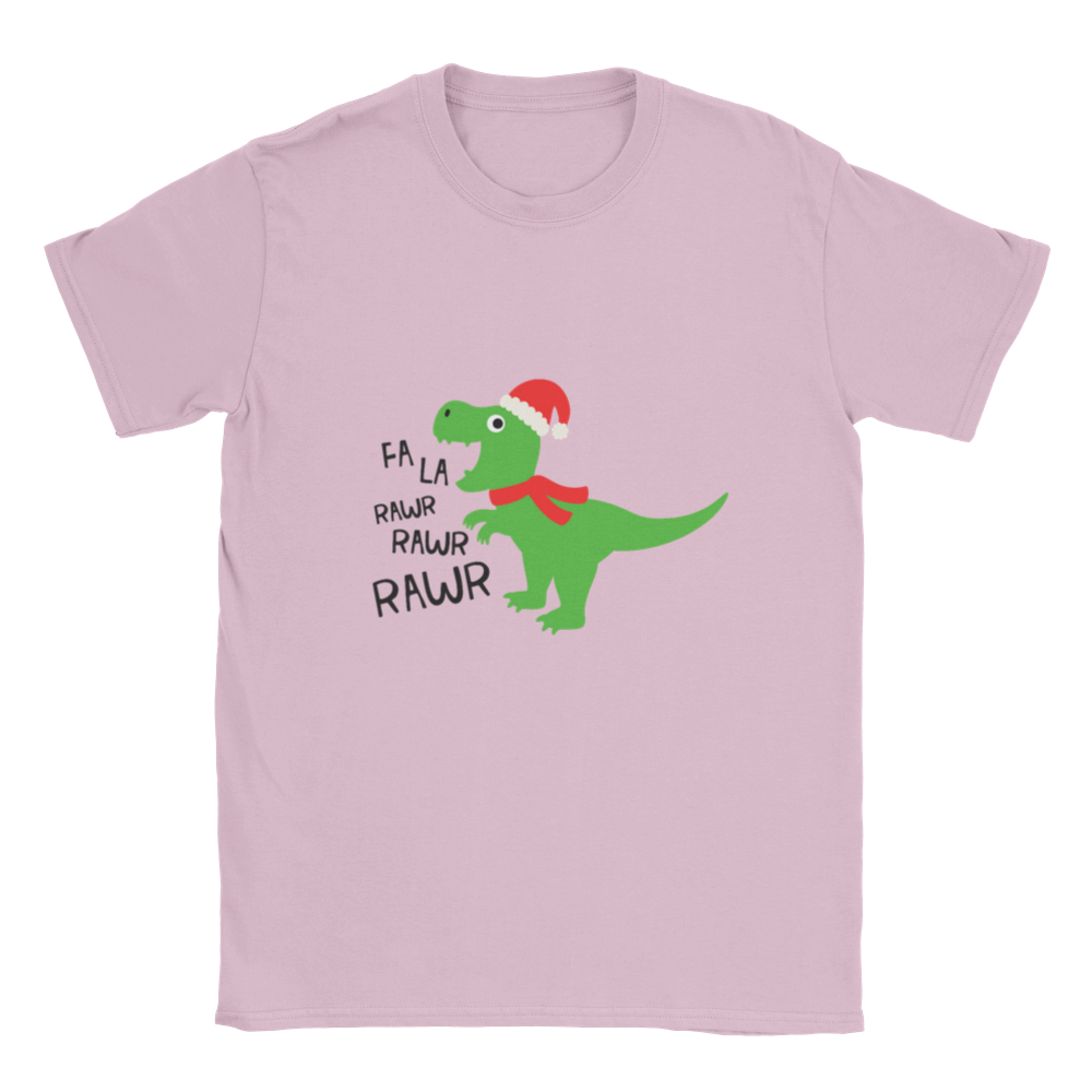 Singing dinosaur kids Christmas t-shirt