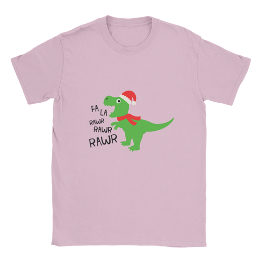 Singing dinosaur kids Christmas t-shirt