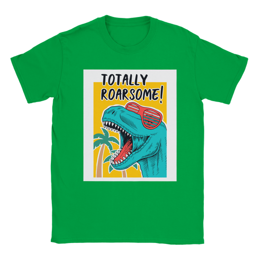 Totally roarsome t-Rex kids dinosaur T-shirt