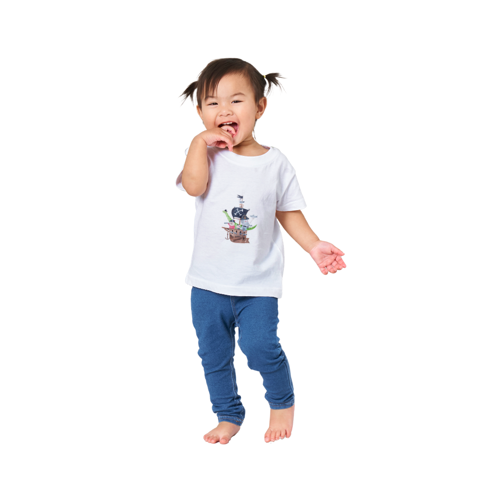 Pirate dinosaur Baby T-shirt