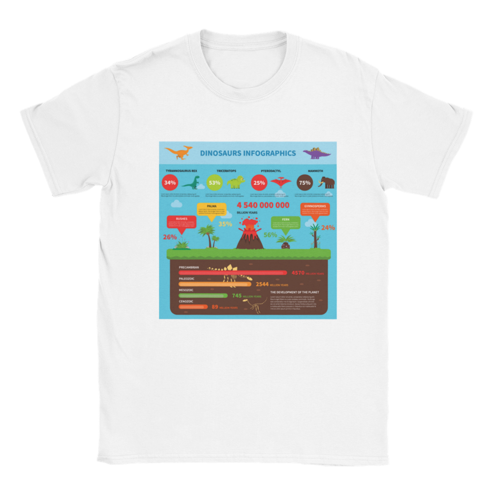 Dinosaur evolution Kids T-shirt