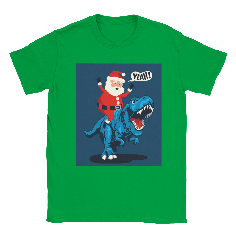 Wild Santa kids Christmas T-shirt