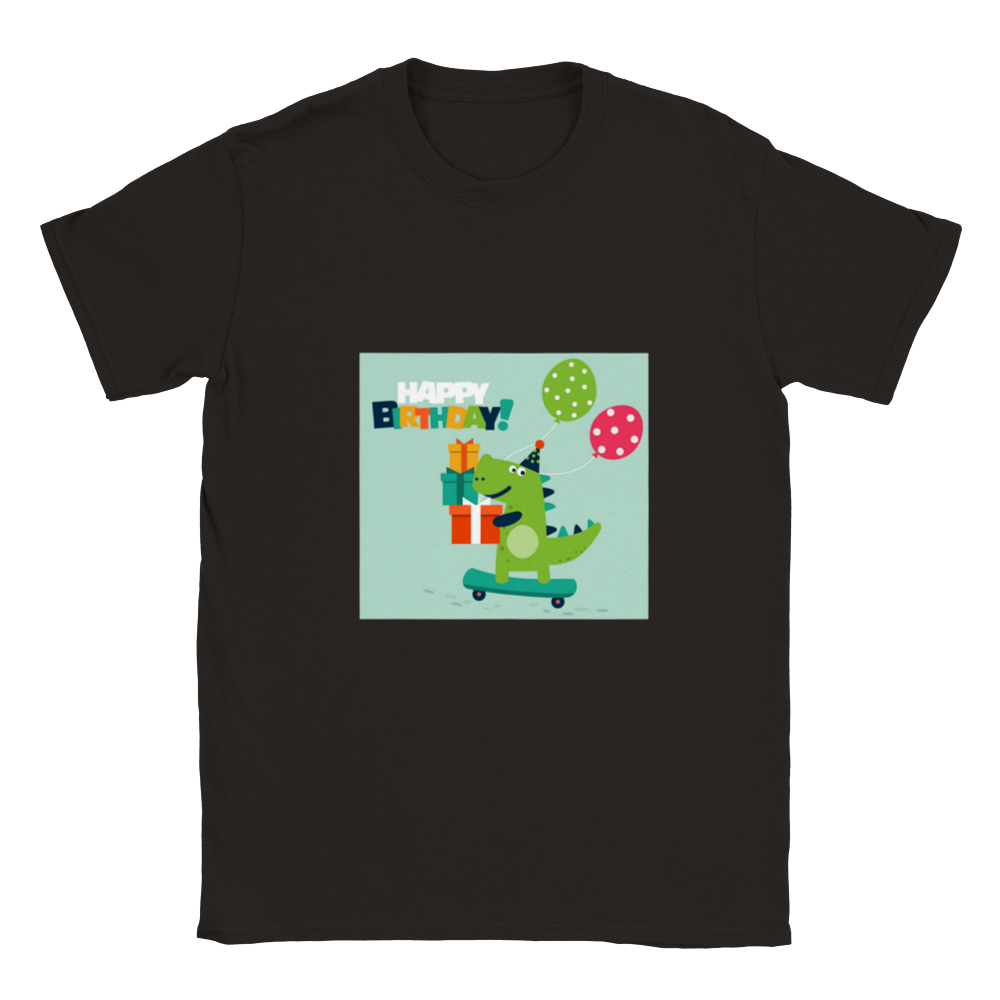 Happy birthday Kids dinosaur T-shirt