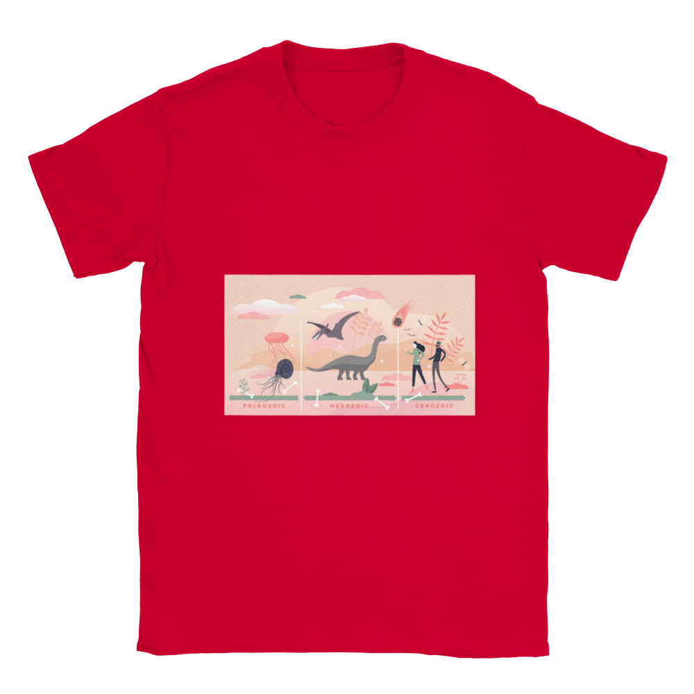 Dinosaur evolution kids T-shirt