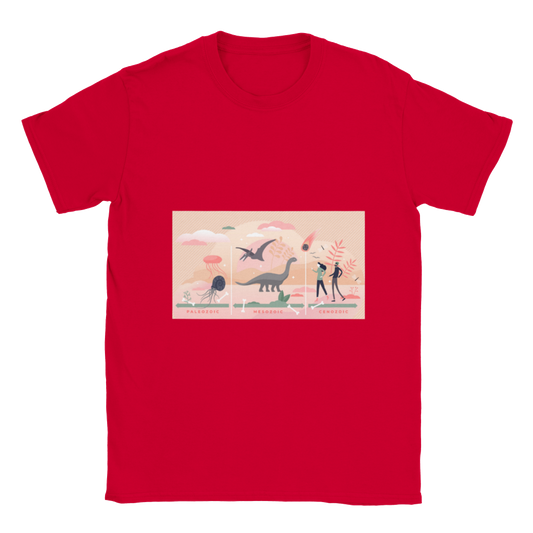 Dinosaur evolution kids T-shirt